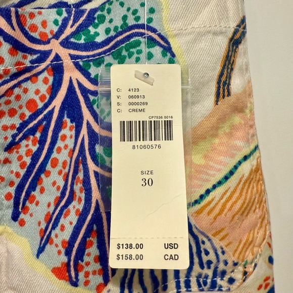 Anthropologie Maeve Floral Patterned Pants - Picture 4 of 7